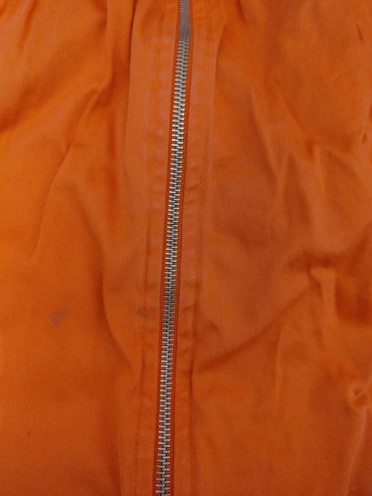 pomarańczowa sukienka bez ramiączek