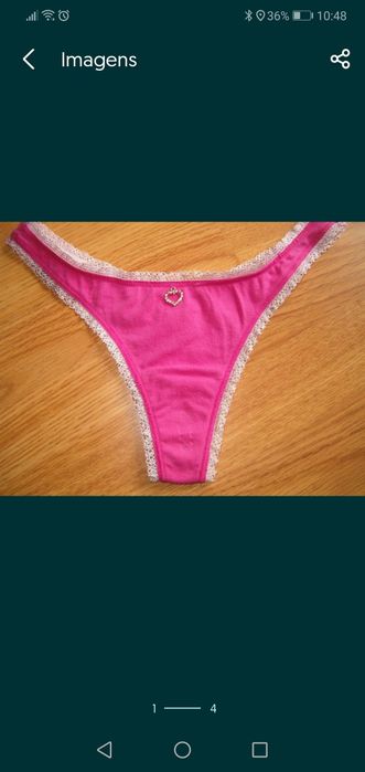 Lote 2 Tangas Rosa Super Fofas (La Redoute) - NOVO