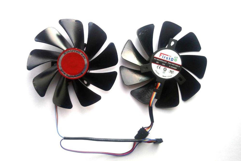 Кулери 95мм XFX MSI HIS RX570/580 5500-5700XT FDC10U12S9-C