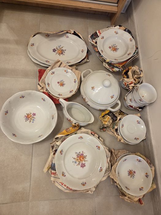 Zestaw porcelany lat 70-80