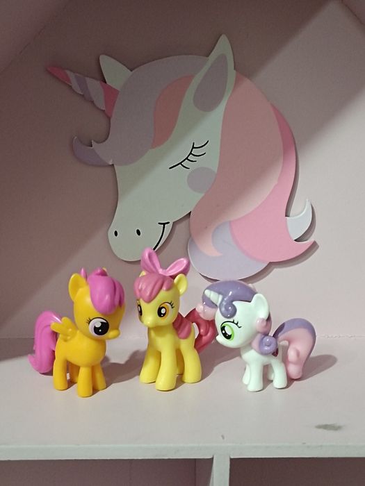 My Little Pony Znaczkowa Liga G4 Hasbro figurki MLP zestaw 3 kucyków