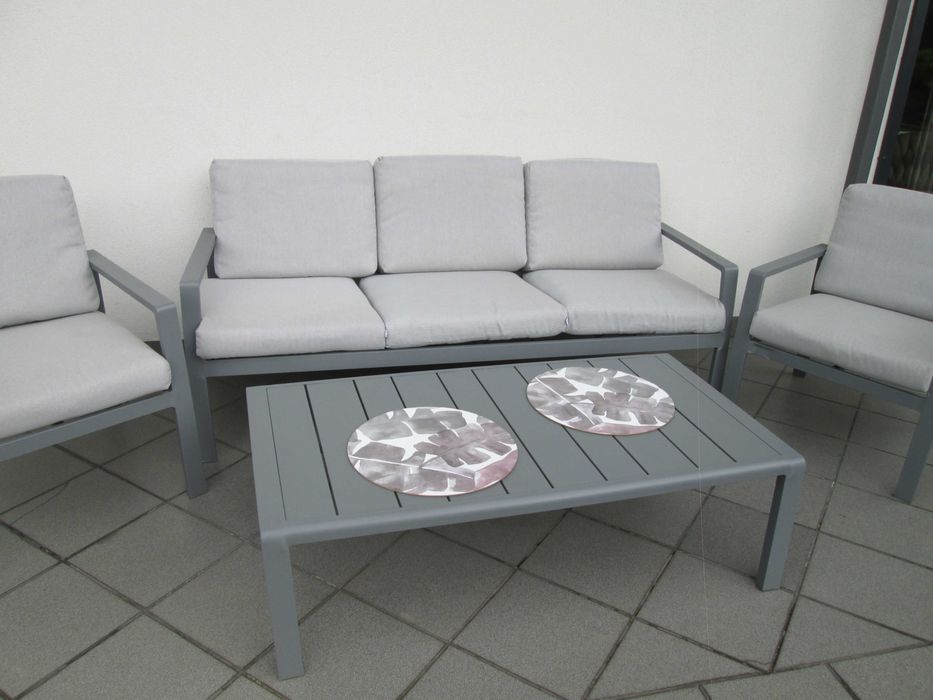 Komplet mebli ogrodowych  -ALUMINIUM