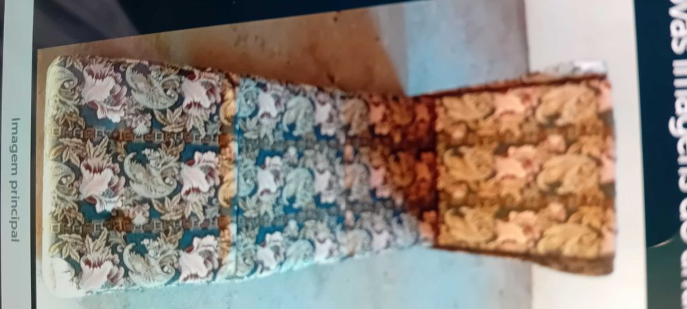 Vendo sofá cama em tecido usado
