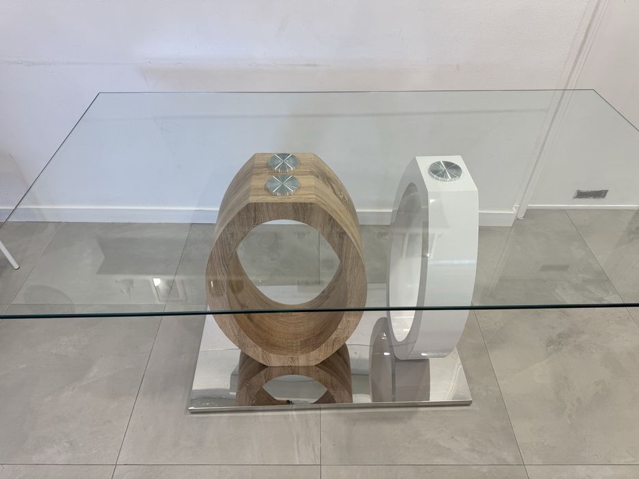 Mesa de vidro conforama