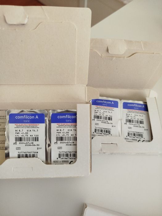 Lentes de contacto coopervision - caixas novas (alteracao graduação)