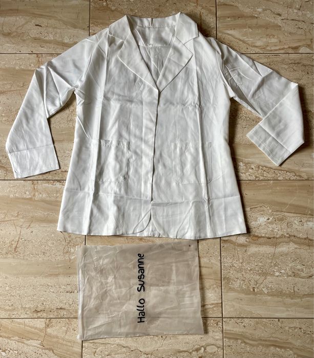 Casaco ou blazer branco (Hallo Susanne, tamanho XXL)