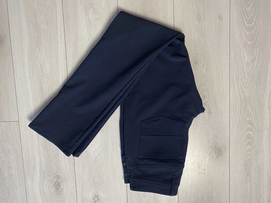 MASCOT r.S/M oryginalne spodnie softshell męskie stan BDB