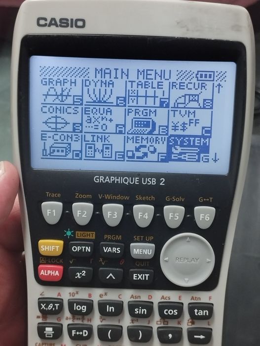 Calculadora gráfica Casio gx-9869gII