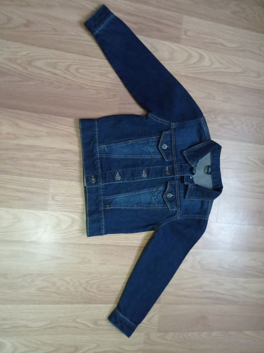 Джинсова куртка на дівчинку 7-8 років Cat in the hood