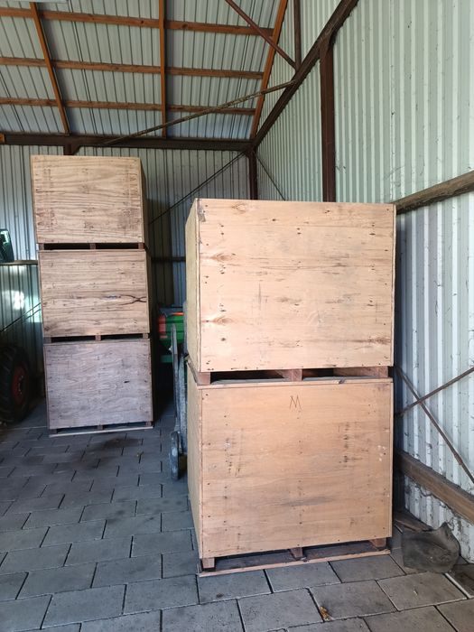Skrzyniopalety pełne ze sklejki 3cm idealne na zboże i warzywa