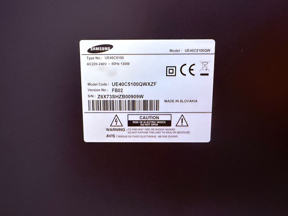 Televisão Samsung Smart TV 40” Full HD