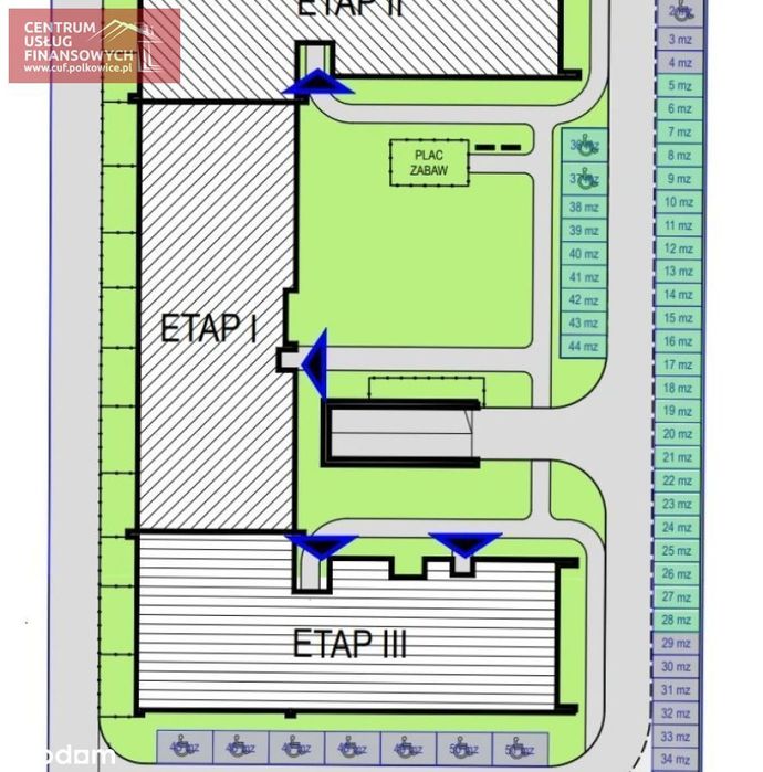 Deweloperskie 2-pok. -39,17m2, Polkowice, ul. Kak