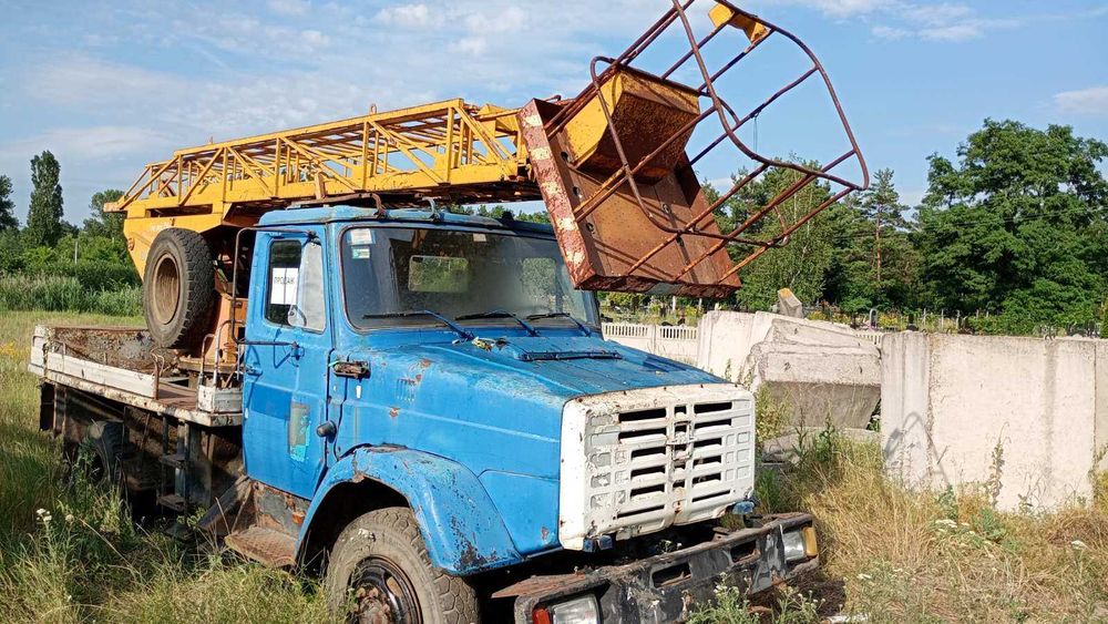 Автовышка АП 17 на базе ЗИЛ 433362 . Бровары