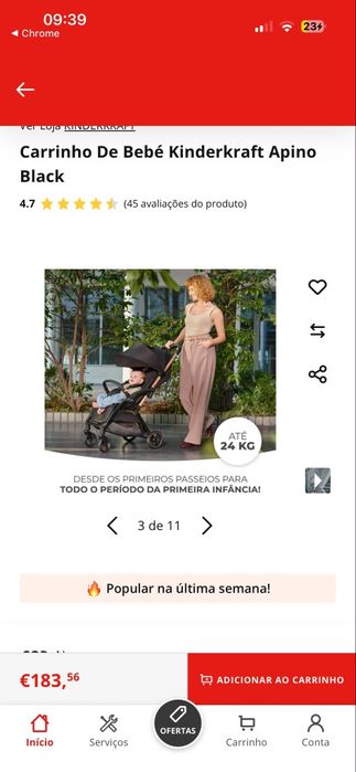 Carrinho de bebê dobra sozinho