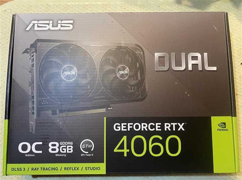 Відеокарта ASUS GeForce RTX4060 8Gb DUAL OC (DUAL-RTX4060-O8G-V2 RTL)