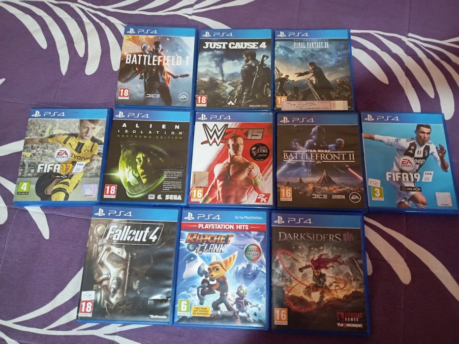 Jogos vários usados
