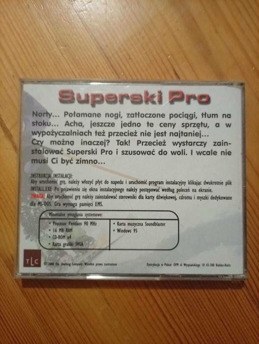 SUPERSKI PRO, pełna wersja - gra komputerowa CD-ROM, TLC