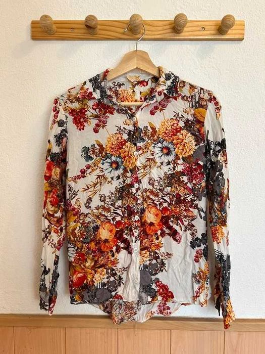 Camisa social floral