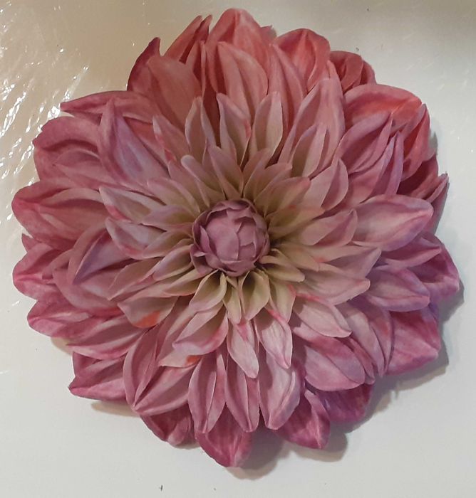 Dalia cynia główka wyrobowa kwiat sztuczny