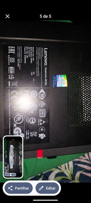 PC Lenovo intel Core I5