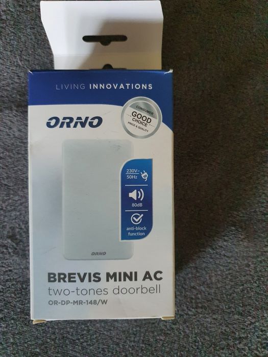 Dzwonek dwutonowy BREVIS MINI AC nowy