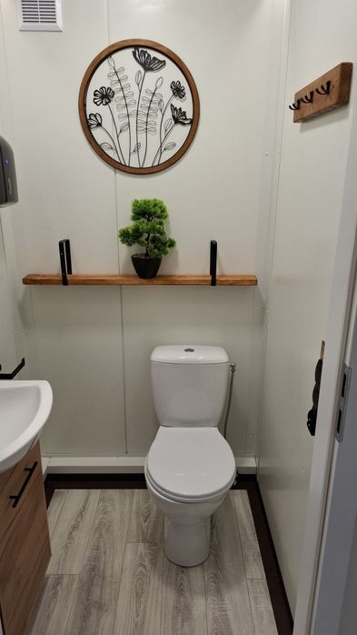 Kontener Pawilon Sanitarny Łazienka Podwójny  WC