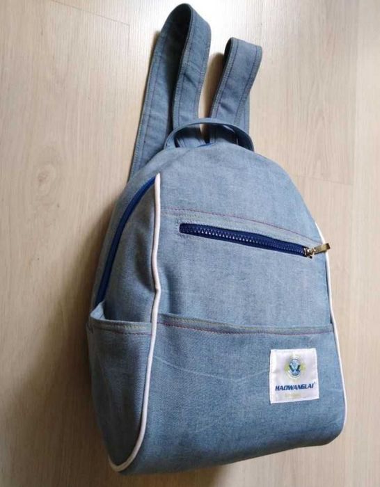 Стильний джинсовий рюкзак HadWan.  В наявності.