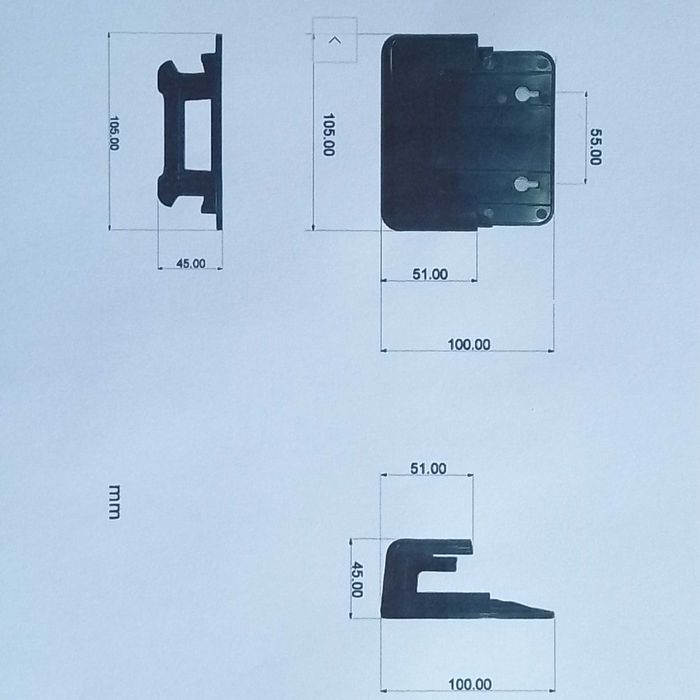 Uchwyt do dekodera DVB-T2 Ferguson Ariva T75 H.265 czarny