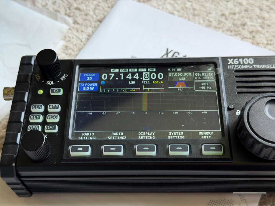 Transceiver Xiegu x6100 - jak nowy