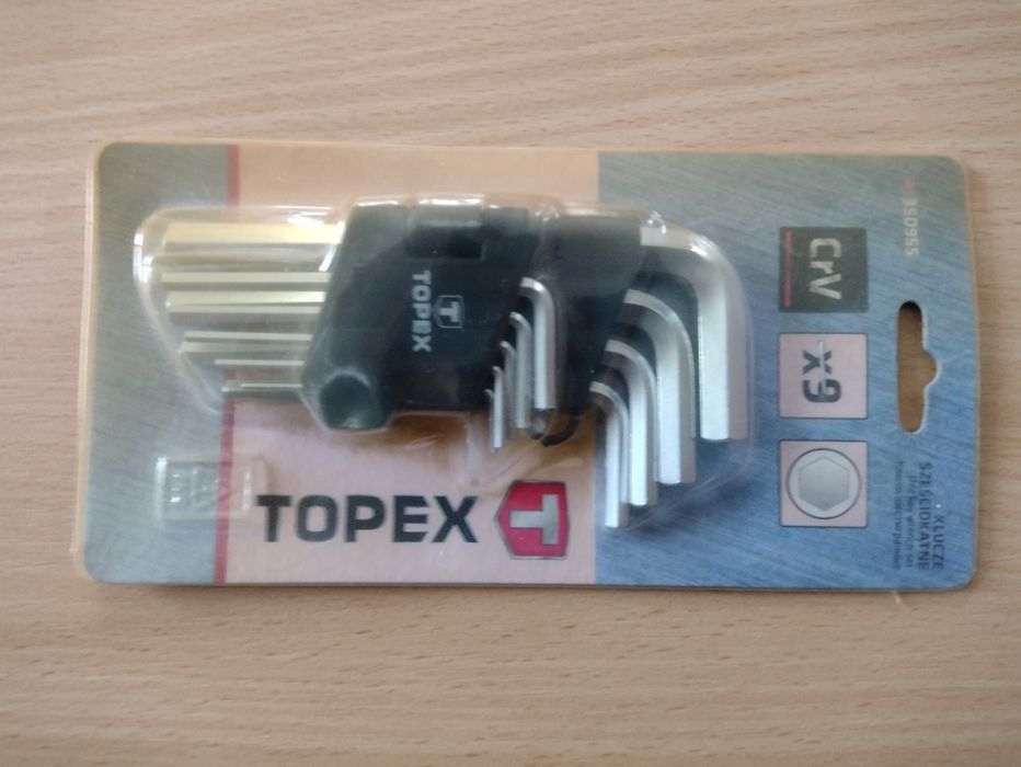 Комплект ключів шестигранників TOPEX -9шт.