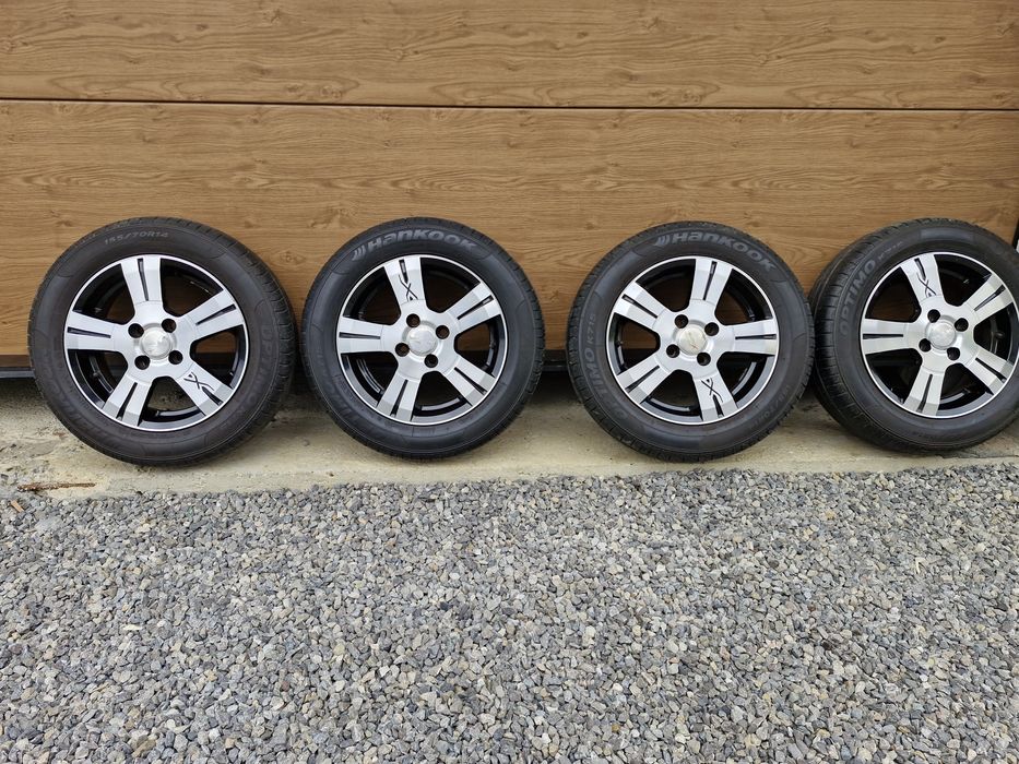 GT- line alusy 14 /4x100 z  oponami w cenie stalówek