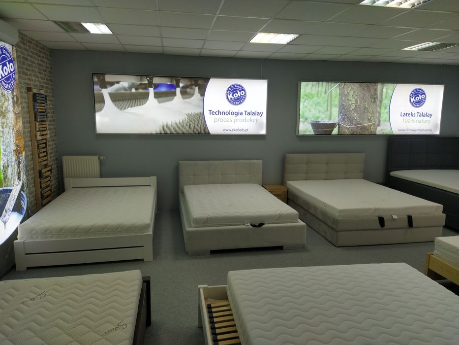 Łóżko małżeńskie nowe poekspozycyjne