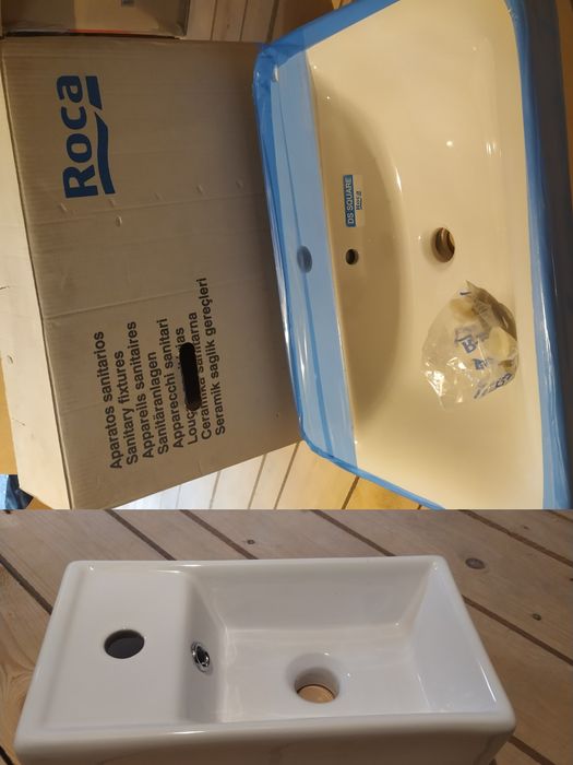 Nowa ceramiczna umywalka