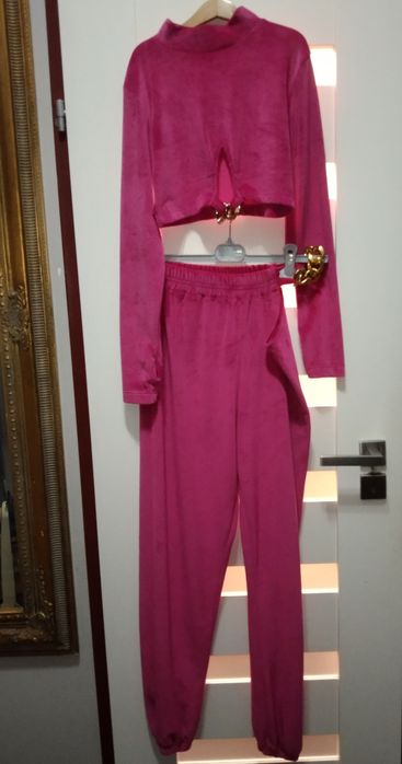 Dres welurowy komplet