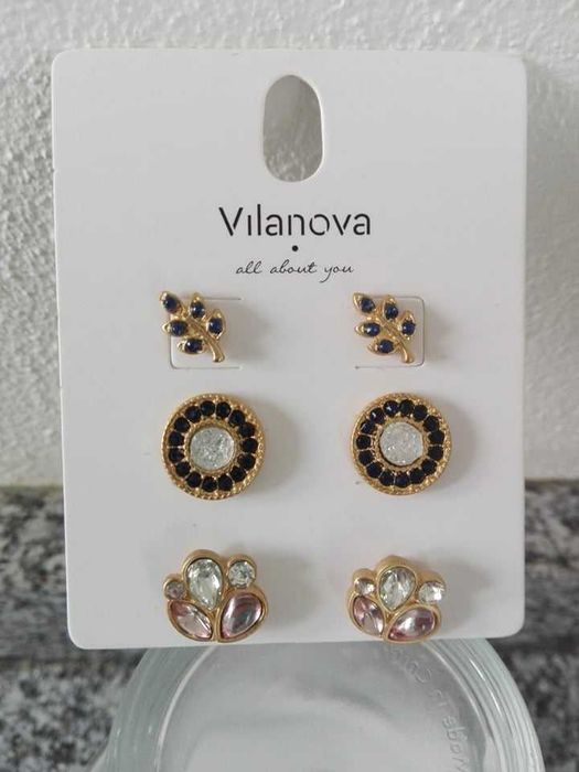 3 Pares de Brincos novos