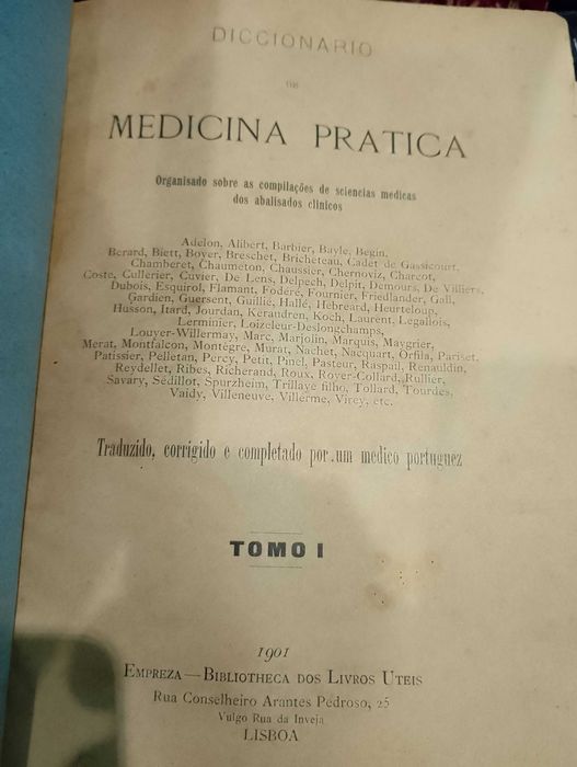 Diccionário de Medicina Pratica 1901
