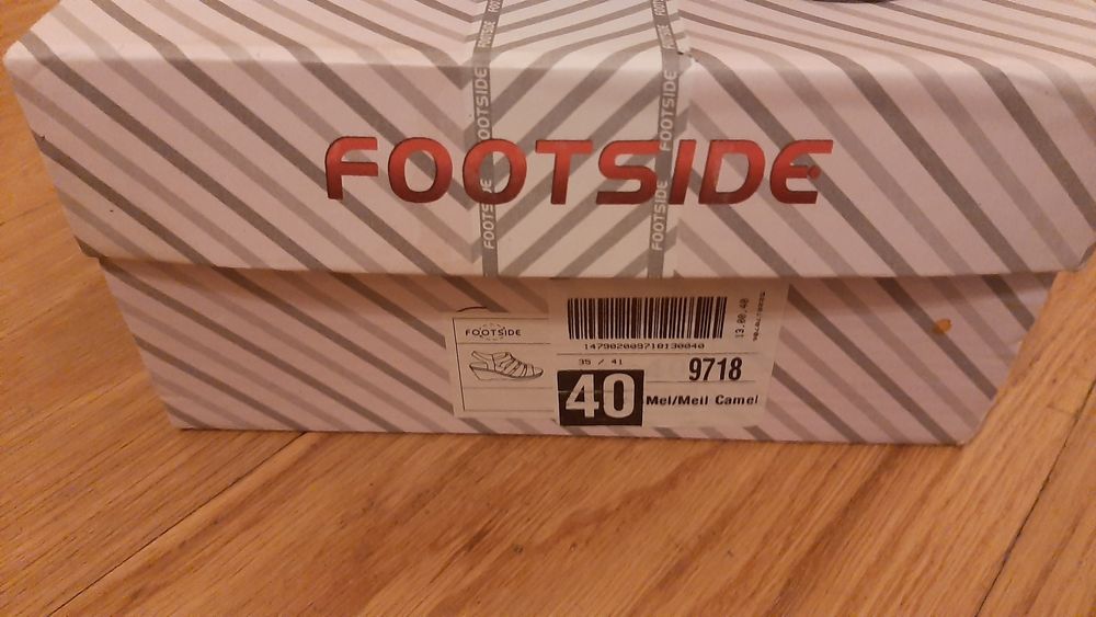 Sandálias camel 40 da FootSide