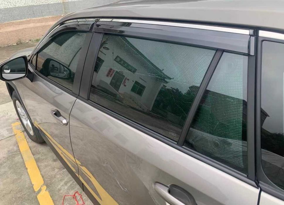 Вітровики Ветровики Дефлекторы окон хром Toyota RAV-4 RAV4 2019+