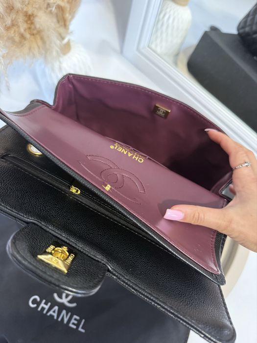 Сумка Chanel Double Flap. Шкіряна сумка Шанель
