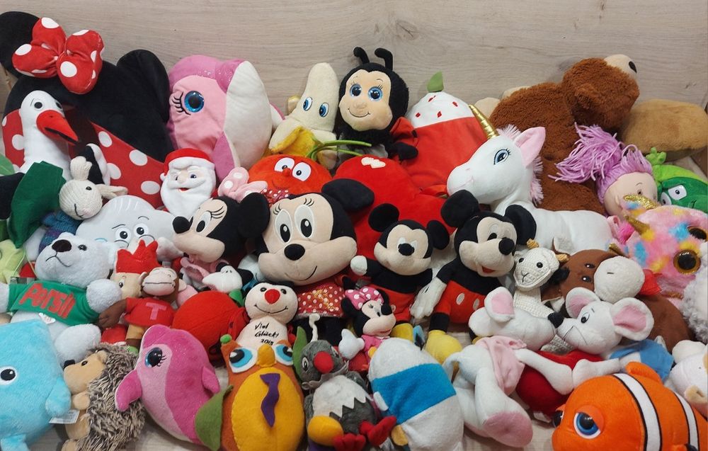 Maskotka myszka MINI Disney zestaw (88) pluszak mix 46szt