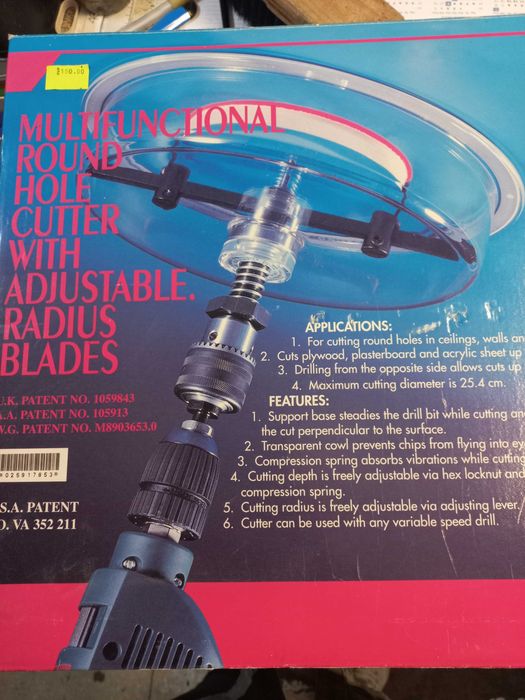 Aparelho para furos em pladur