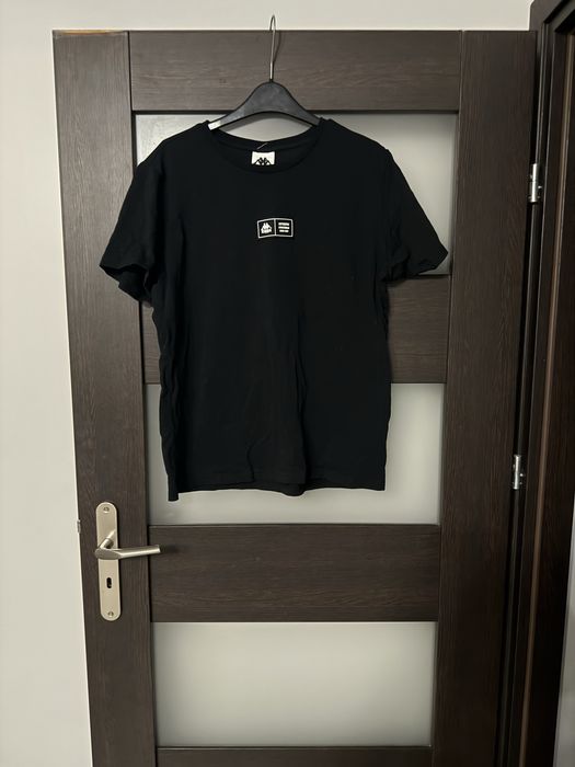 T-shirt męski czarny Kappa rozmiar M