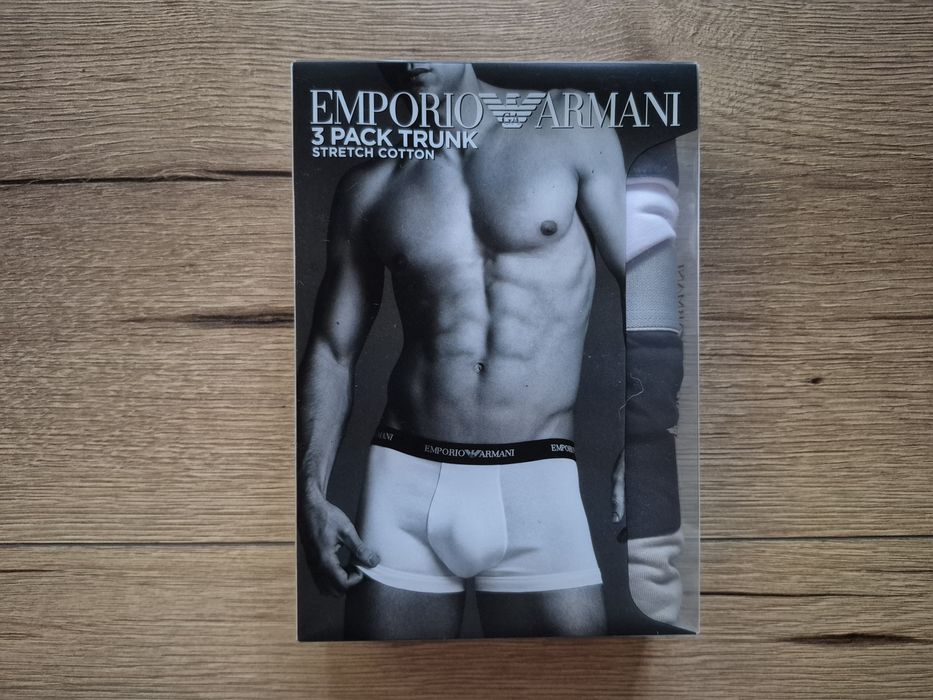 Bokserki Męskie 3pak Emporio Armani M
