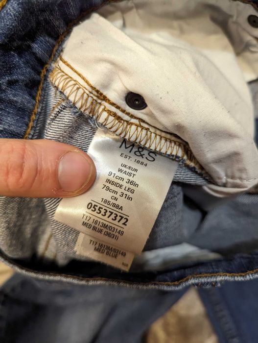 Мужские джинсы Marks & Spencer, размер 36/31