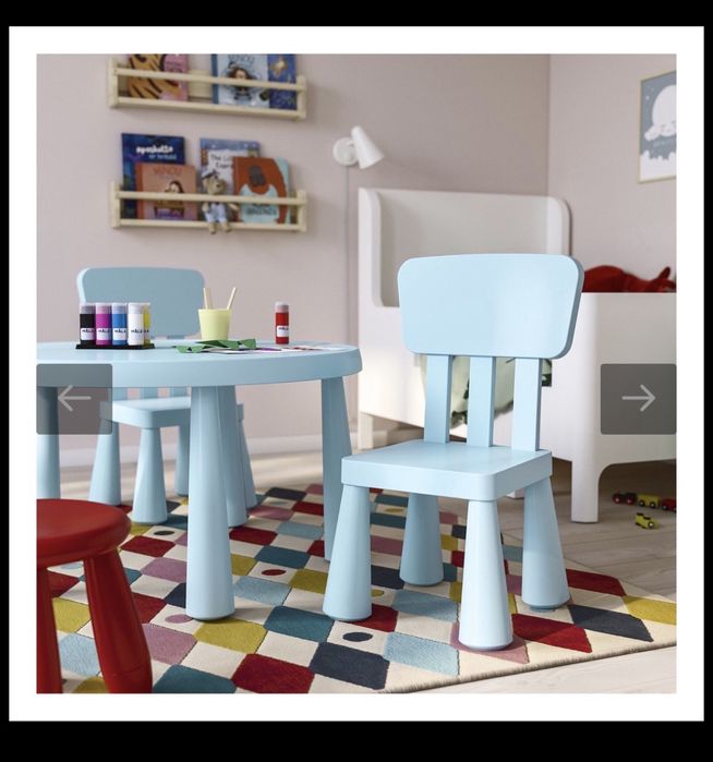 Ikea mammut стол и стульчик