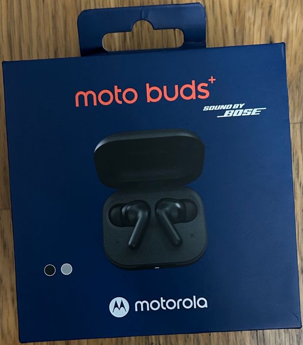 Auriculares Bluetooth Motorola Moto Buds+ (som da Bose) - novos, 3 anos de garantia