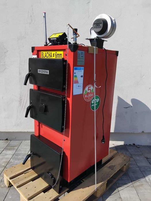 Kocioł piec na drewno węgiel  16kw transport gratis