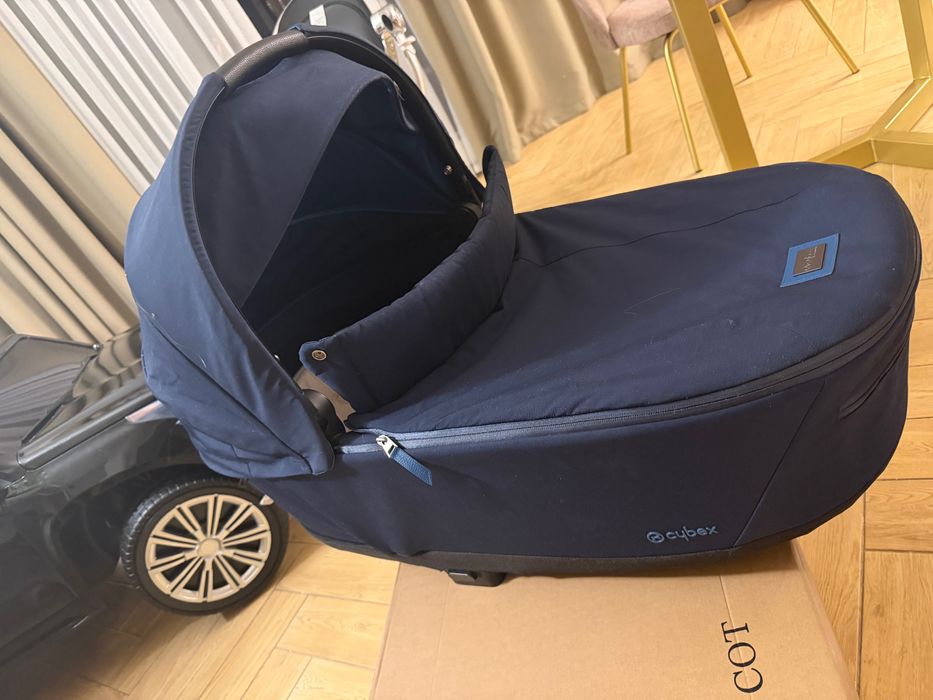 Cybex platinum navy blue люлька дитяча сайбекс