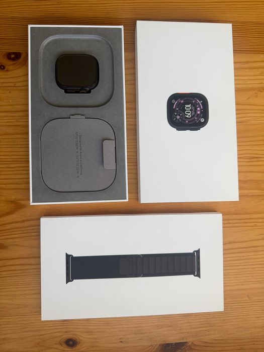 Apple Watch Ultra 2. GPS + Cellular. Koperta z tytanu czarna 49mm. Pasek Alpine Loop Czarny. Nowe!