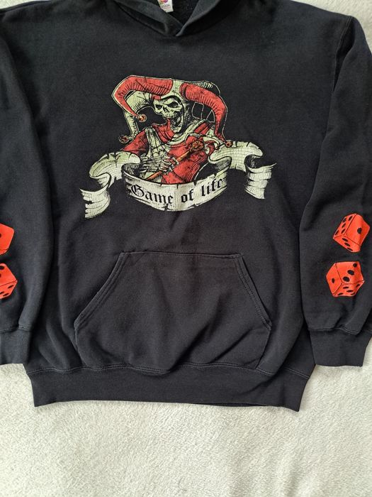 Bluza Hoodie Joker  z kapturem z nadrukiem vintage retro y2k